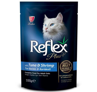 Reflex Plus Pouch Ton Balıklı ve Karidesli 100 gr Kedi Maması kullananlar yorumlar